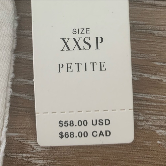 Anthropologie Cream “More of a Dog Person” Graphic Tee Size XXSP - Picture 4 of 4